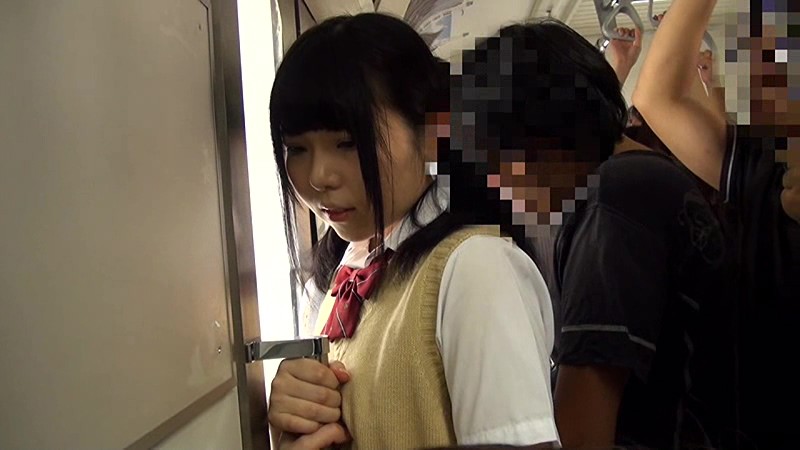 満員電車女子校生ぶっかけ痴● サンプル画像 1